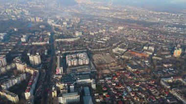 Konut ve Endüstriyel Alanlı Havadan Şehir