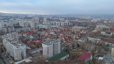 Karışık Şehir Mimarisinin Hava Görünümü