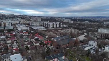 Karışık Kentsel Manzaranın Hava Görünümü
