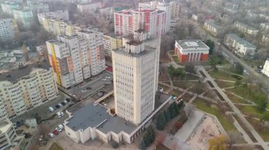 Yüksek Binalı Bir Şehrin Hava Görünümü