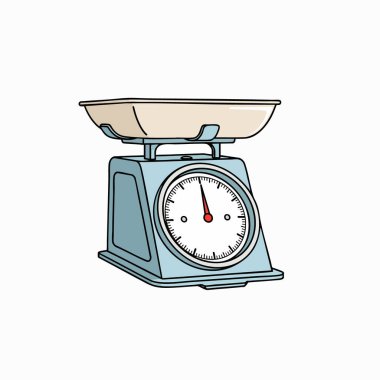 Tatlı pastel mutfak pulları çizgi film çizimleri