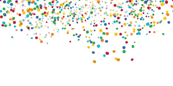 Eps Vector Illustratie Naadloze Achtergrond Met Verschillende Gekleurde Confetti Voor — Stockvector