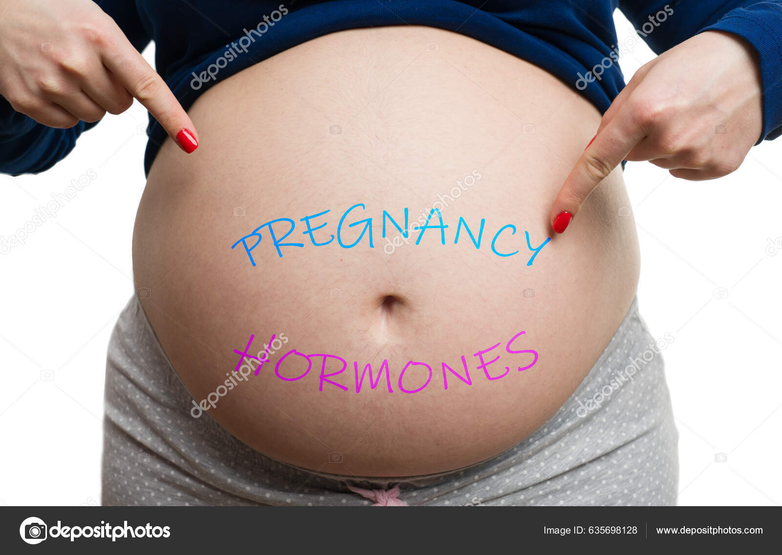 Живот беременной: изображения без лицензионных платежей