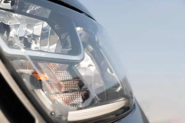Perspective Close Car Headlight Design Concept — Photo
