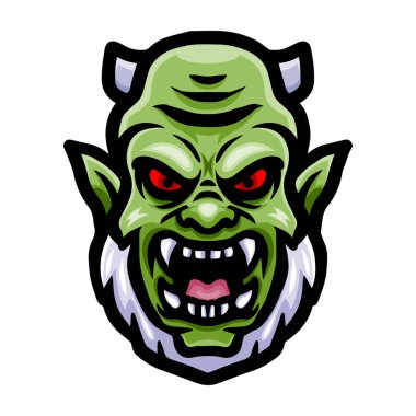 Baş ork logosu maskotu tasarımı