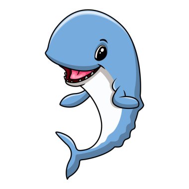 Komik balina çizgi filmi Bir gülümseme