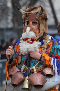 Pernik, Sofya Devleti, Bulgaristan - 01.26-28.2024: Surva 30. Uluslararası Maskeli Balo Oyunları Festivali