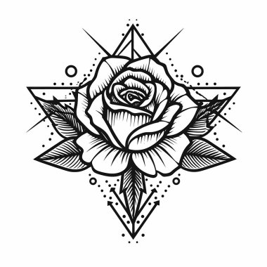 Beyaz arkaplanda izole edilmiş Siyah Güller