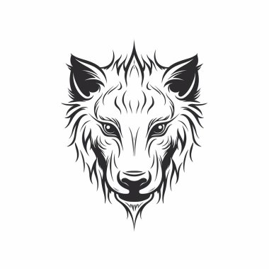 Sırtlan kafası tasarımı çizimi