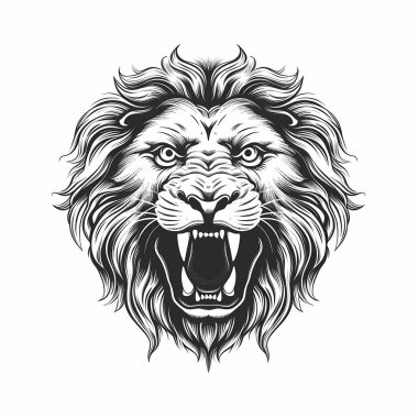 Aslan Baş Sembol Çizim Tasarımı