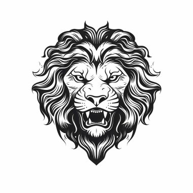 Aslan Baş Sembol Çizim Tasarımı