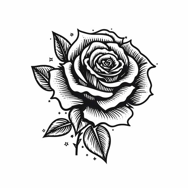 Черные розы на белом фоне