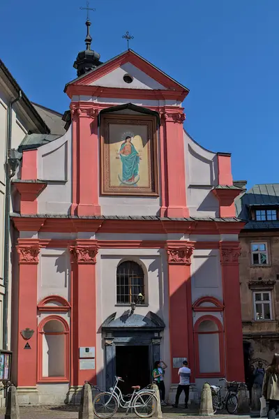 Cracovia Polonia Abril 2023 Iglesia San Juan Bautista San Juan — Foto de Stock