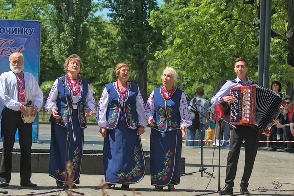 Kiew Ukraine Mai 2023 Familienfest Rusaniwka Fest Leistung Der Kreativen — Stockfoto