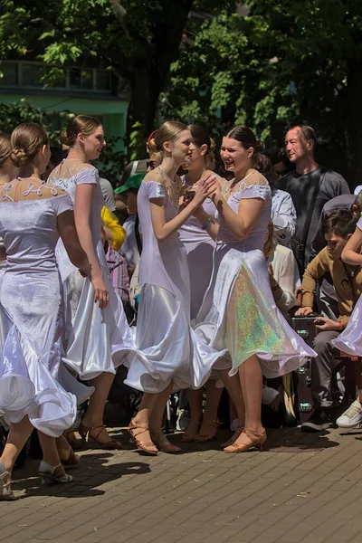 Kiev Ucrania Mayo 2023 Festival Fiestas Familiares Rusanivka Fest Desempeño — Foto de Stock