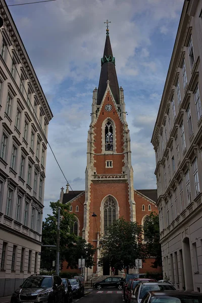 Wiedeń Austria Czerwca 2023 Kościół Parafialny Elżbiety Katholische Elisabehkirche Wiedniu — Zdjęcie stockowe