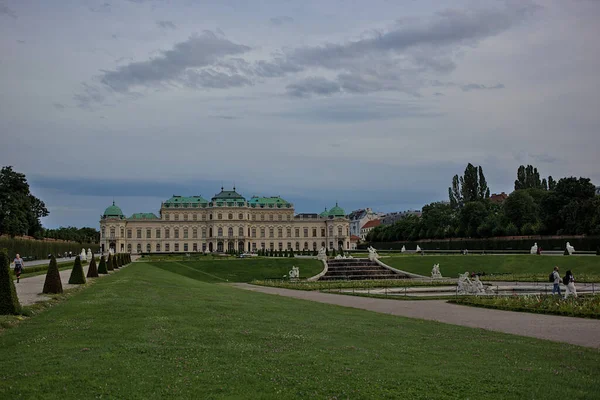 Вена Австрия Июня 2023 Года Знаменитый Верхний Бельведерский Дворец Вене — стоковое фото