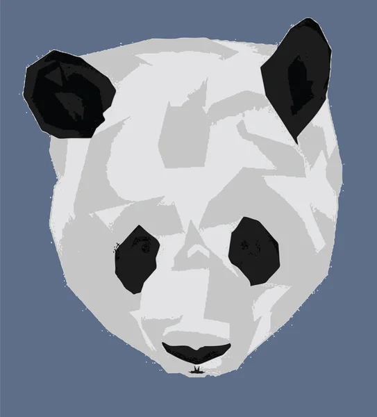 Διανυσματική Απεικόνιση Κεφαλή Panda — Διανυσματικό Αρχείο