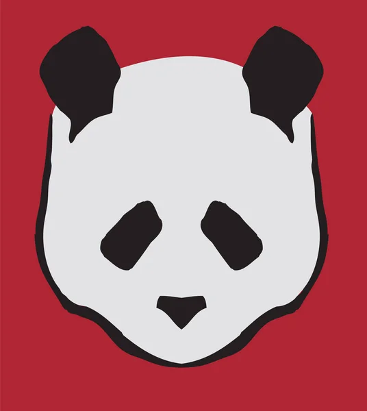 Desenhos Animados Bonitos Panda Ilustração Vetorial —  Vetores de Stock