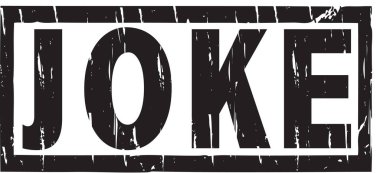 şaka harf damgası, vektör illüstrasyonu