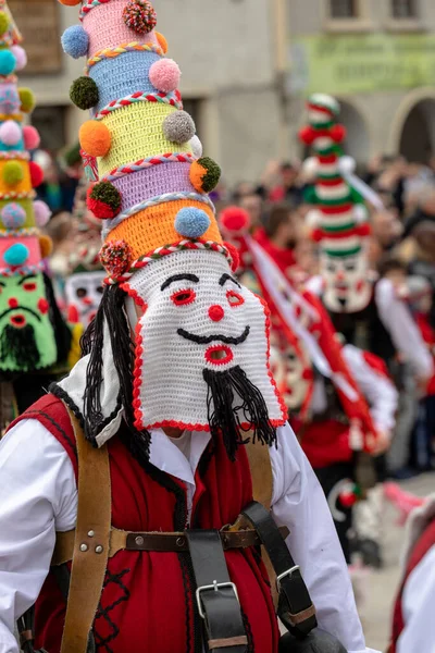 Shiroka Laka Bulgarien März 2023 Maskenfestival Shiroka Laka Bulgarien Menschen — Stockfoto