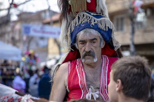Elin Pelin Bulgária Março 2023 Masquerade Festival Elin Pelin Bulgaria — Fotografia de Stock
