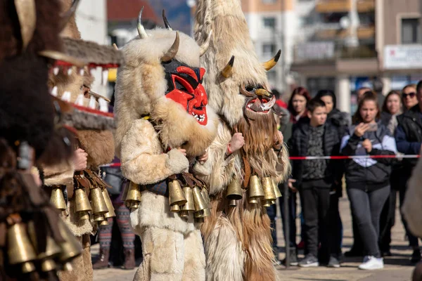 Elin Pelin Bulgarije Maart 2023 Masquerade Festival Elin Pelin Bulgarije — Stockfoto