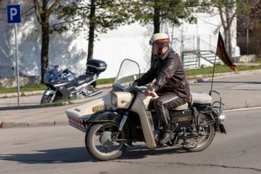 Sofya, Bulgaristan - 25 Mart 2023: Bulgaristan 'ın Sofya kentinde yaz motosiklet sezonunun resmi açılışı