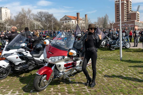 Sofia Bulgarien März 2023 Offizielle Eröffnung Der Motorradsommersaison Sofia Bulgarien — Stockfoto