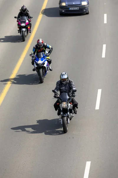 stock image Sofia, Bulgaria - March 25, 2023: Official opening of the summer motorcycle season in Sofia, Bulgaria