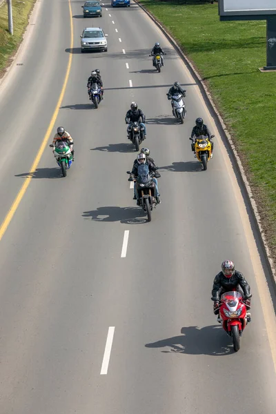 Sofya, Bulgaristan - 25 Mart 2023: Bulgaristan 'ın Sofya kentinde yaz motosiklet sezonunun resmi açılışı