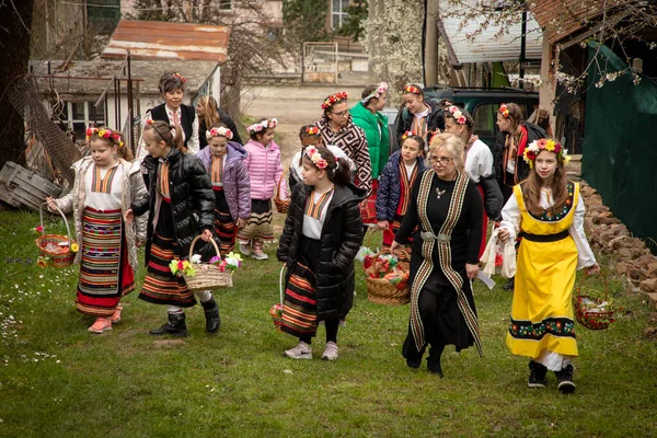 Nádraží Bov Bulharsko Dubna 2023 Den Lazarova Tradiční Bulharský Svátek — Stock fotografie