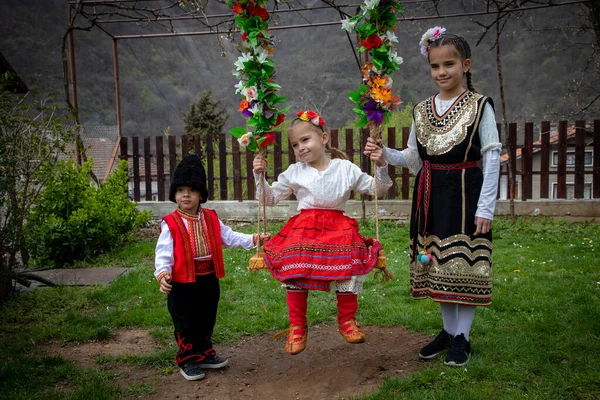 Nádraží Bov Bulharsko Dubna 2023 Den Lazarova Tradiční Bulharský Svátek — Stock fotografie