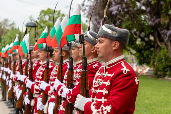Sofia Bulgaria Maggio 2023 Sfilata Militare Sofia Bulgaria Che Celebra — Foto Stock