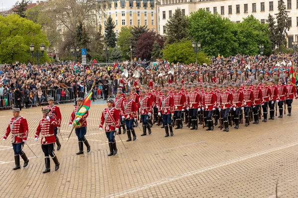 Софія Болгарія Травня 2023 Військовий Парад Софії Болгарія Святкує Травня — стокове фото