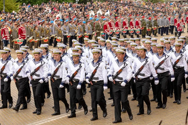 Σόφια Βουλγαρία Μαΐου 2023 Στρατιωτική Παρέλαση Στη Σόφια Της Βουλγαρίας — Φωτογραφία Αρχείου
