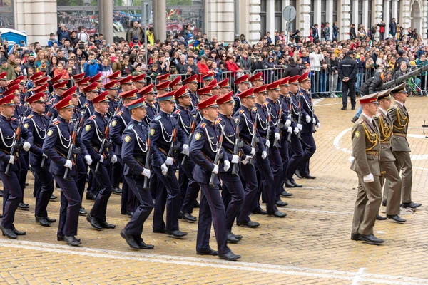 소피아 불가리아 2023 소피아에서 열병식 조지의 불가리아 육군의 기념하는 2023 — 스톡 사진