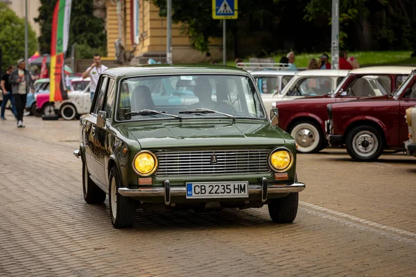 Sofia Bulgária Junho 2023 Desfile Retro Velho Vintage Carro Carro — Fotografia de Stock