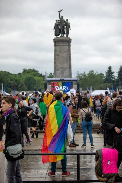 Sofia Bulgarije Juni 2023 Sofia Pride Evenement Ter Ondersteuning Van — Stockfoto