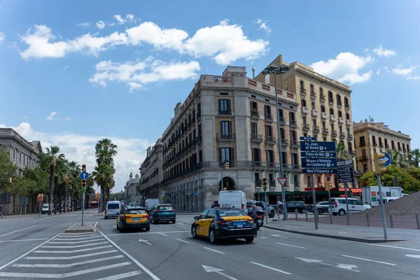 Barselona Spanya Haziran 2023 Barcelona Nın Güzel Sokaklarında Bir Kamerayla — Stok fotoğraf