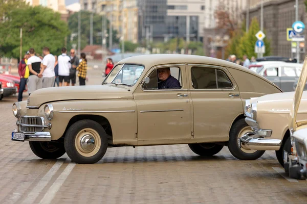 Szófia Bulgária Szeptember 2023 Autumn Retro Parade Old Vintage Cars — Stock Fotó