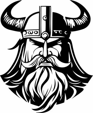 Viking vektör görüntüsü EPS, Vikingler olarak bilinen antik İskandinav denizcilerin vahşi ve maceraperest ruhlarını tasvir eden şaşırtıcı bir dijital sanat eseridir.. 