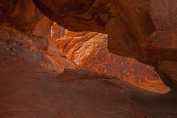Interessanti Formazioni Rocciose Nella Valley Fire State Park Nevada Stati — Foto Stock
