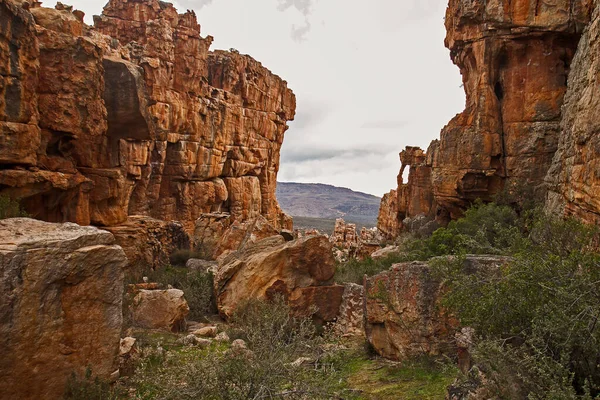 Interesting rock formations at Truitjieskraal in the Cederberg Wilderniss Area, Western Cape, South Africa