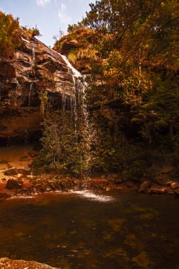 Doreen Şelalesi Katedral Tepesi Vadisi, Drakensberg Dağlık Güney Afrika
