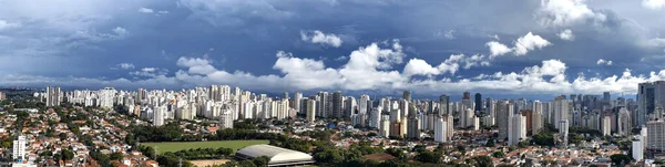 Vista Panorâmica Belo Céu Nas Cidades São Paulo Brasil — Fotografia de Stock