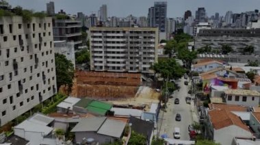 Sao Paulo 'nun panoramik manzarası, Vila Madalena bölgesi, Brezilya.