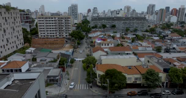 Мбаппе Вид Сао Паулу Район Вила Мадалена Бразилия — стоковое видео
