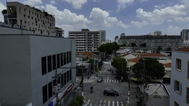 Panoramic View Sao Paulo Vila Madalena District Brazil — стокове відео
