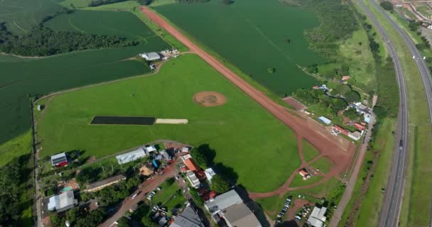 跳伞机场 在Boituva跳伞 巴西圣保罗州Boituva市 — 图库视频影像